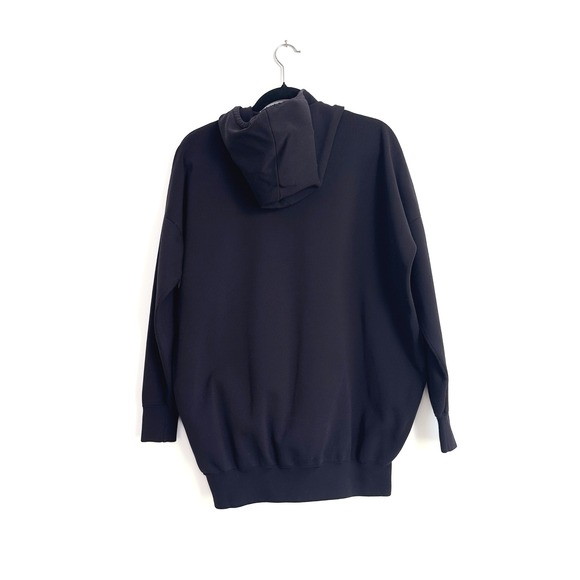 LIVE THE PROCESS Black Oversized Hoodie Sweatshirt Small Bio Tech - S - Picture 2 of 7